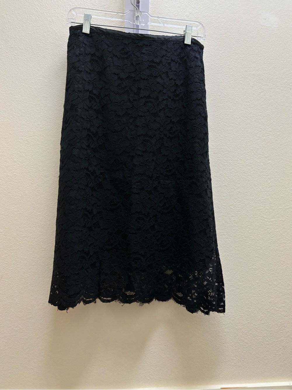 The Limited Black Lace Midi Skirt